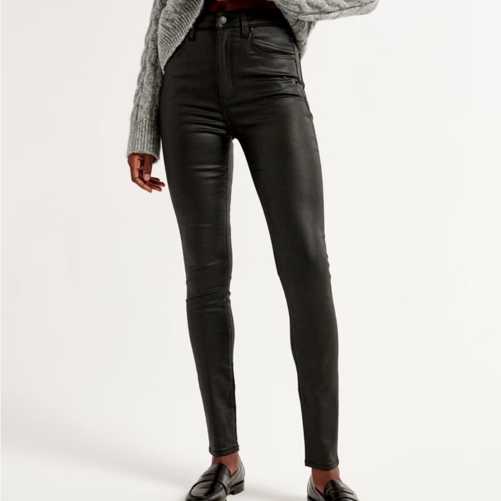 Abercrombie and fitch coated Jean